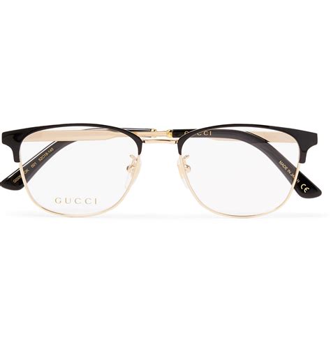 wearing gold gucci frames|gold gucci frames men.